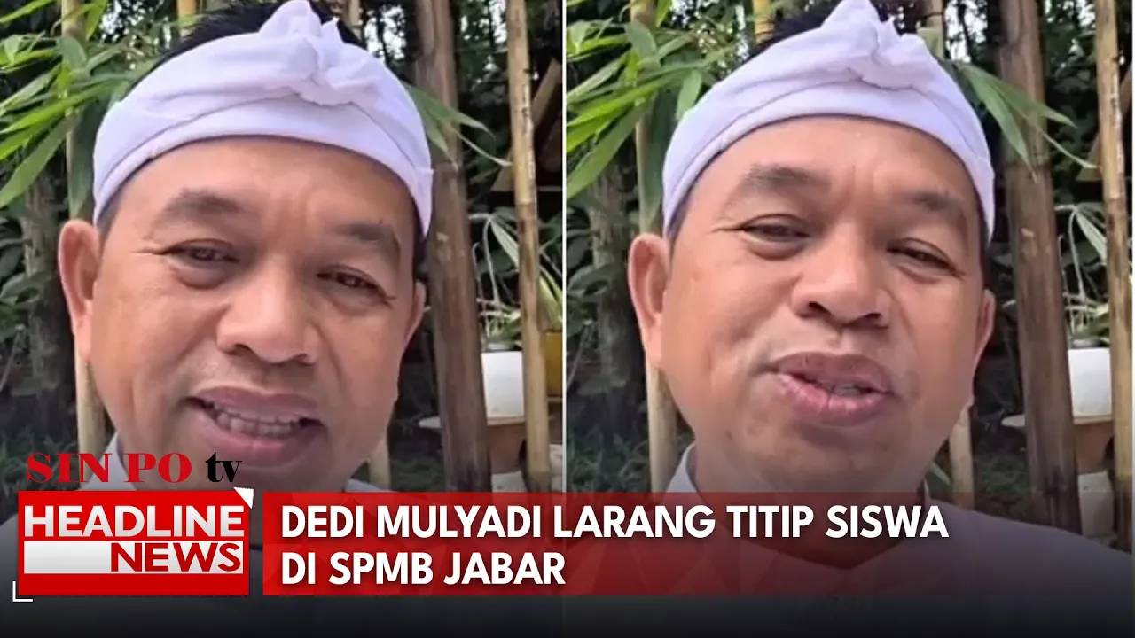 Dedi Mulyadi Larang Titip Siswa Di SPMB Jabar