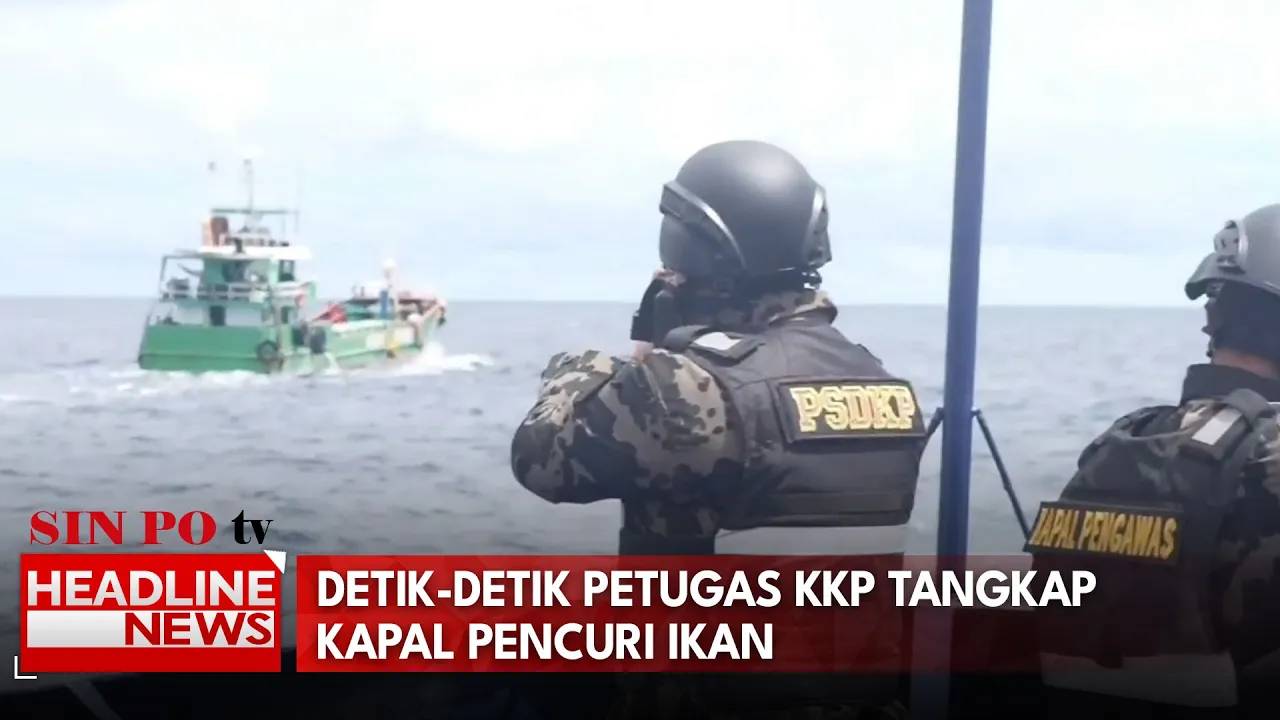 Detik-Detik Petugas KKP Tangkap Kapal Pencuri Ikan