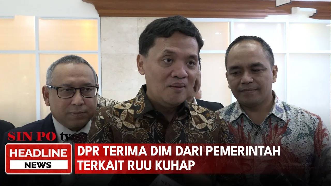 DPR Terima DIM dari Pemerintah Terkait RUU KUHAP