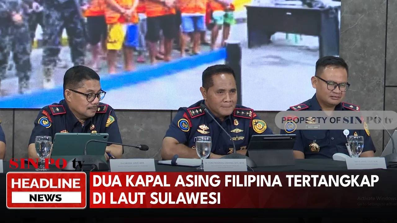 Dua Kapal Asing Filipina Tertangkap di Laut Sulawesi