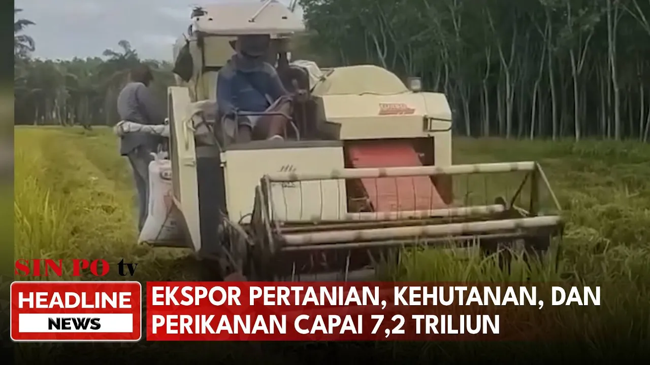Ekspor Pertanian, Kehutanan, dan Perikanan Capai 7,2 Triliun