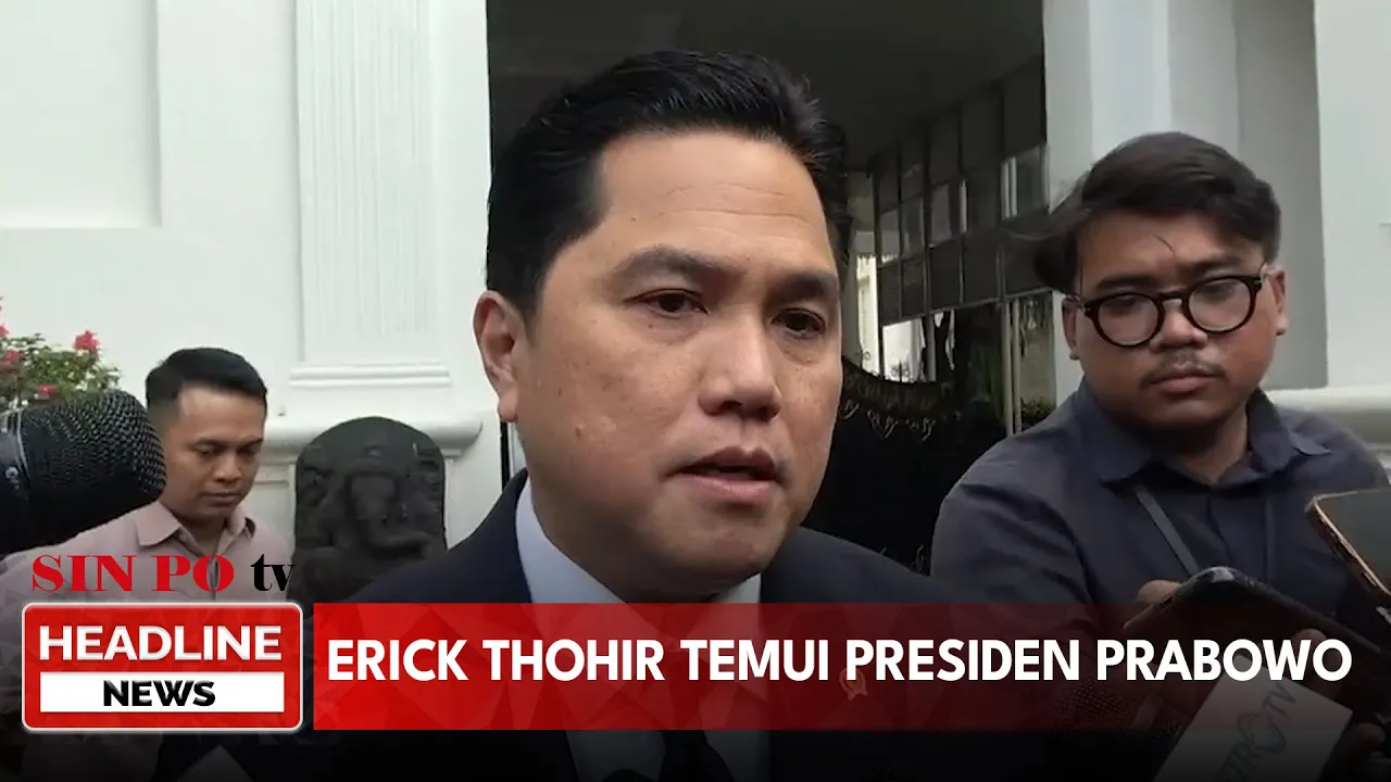 Erick Thohir Temui Presiden Prabowo