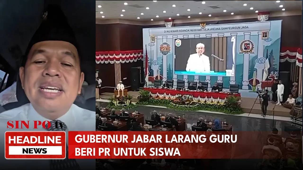 Gubernur Jabar Larang Guru Beri PR Untuk Siswa