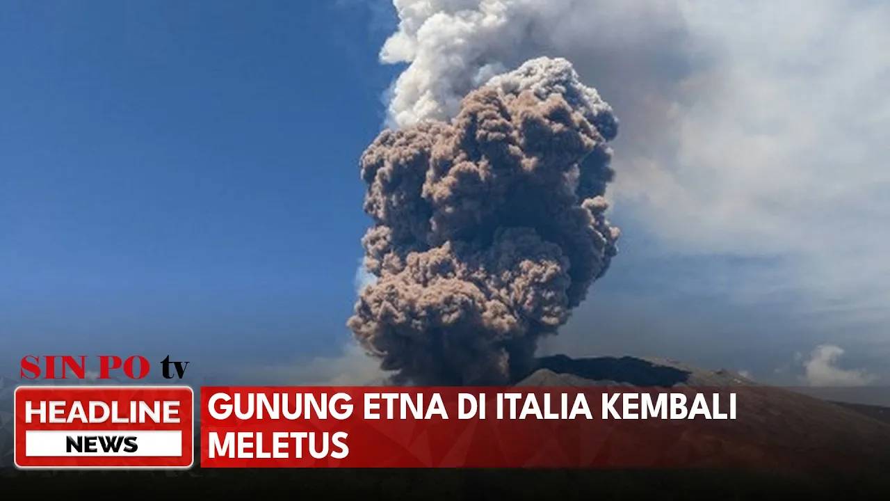 Gunung Etna di Italia Kembali Meletus