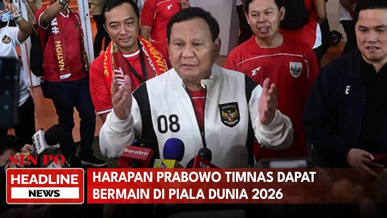 Harapan Prabowo Timnas Dapat Bermain Di Piala Dunia 2026