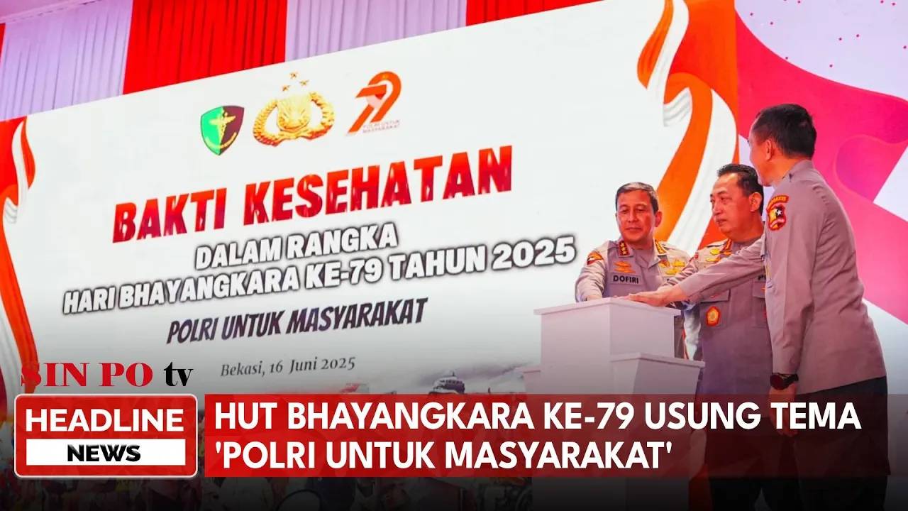 HUT Bhayangkara ke-79 Usung Tema 'Polri untuk Masyarakat'