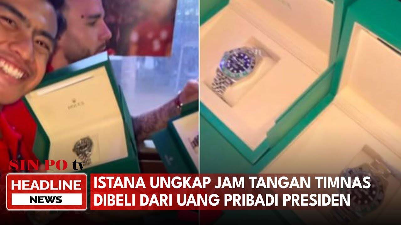 Istana Ungkap Jam Tangan Rolex Pemain Timnas Dibeli Dari Uang Pribadi Presiden