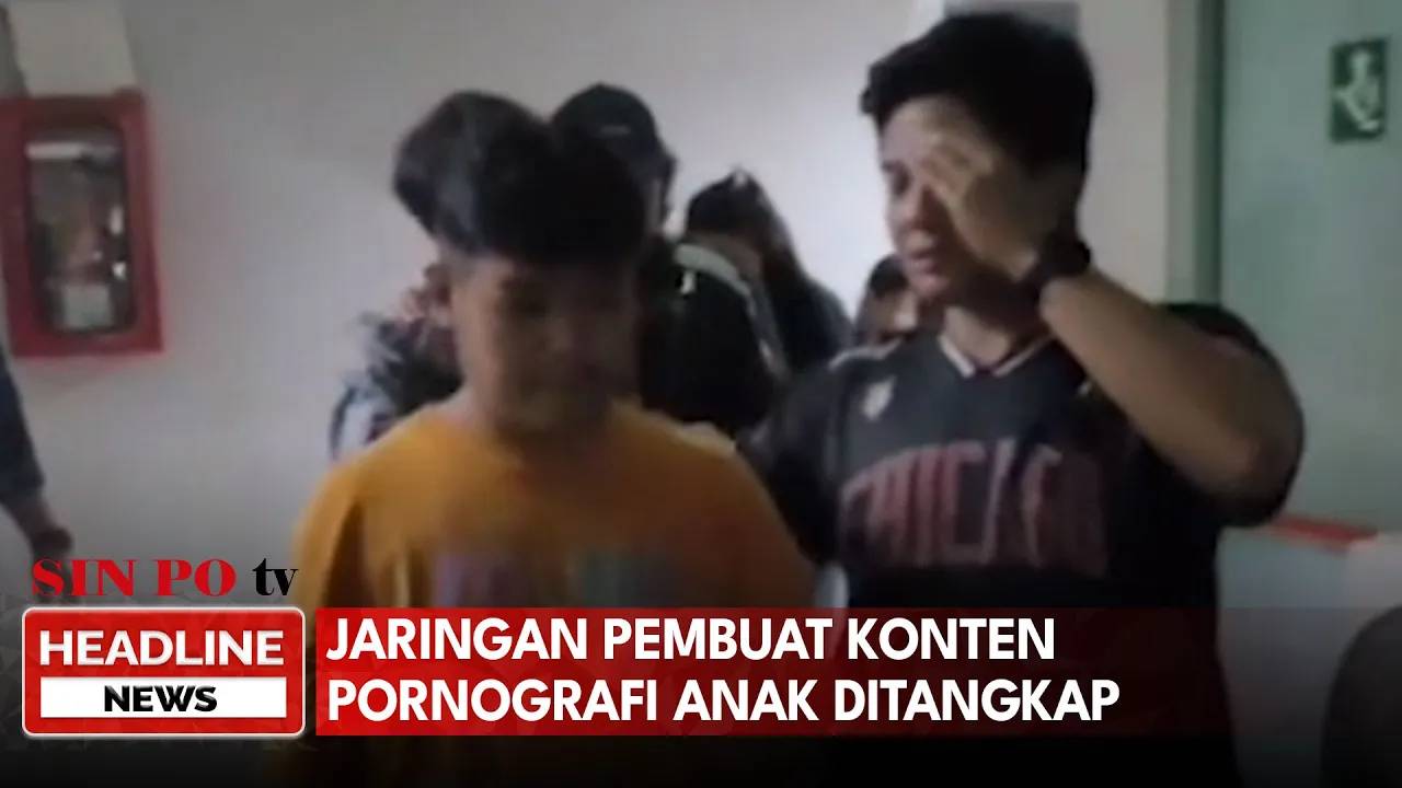 Jaringan Pembuat Konten Pornografi Anak Ditangkap