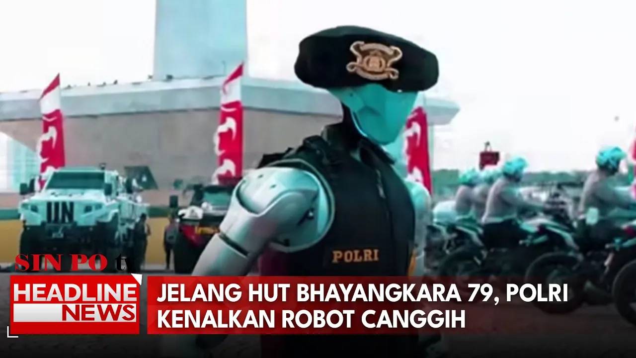Jelang HUT Bhayangkara-79, Polri Kenalkan Robot Canggih