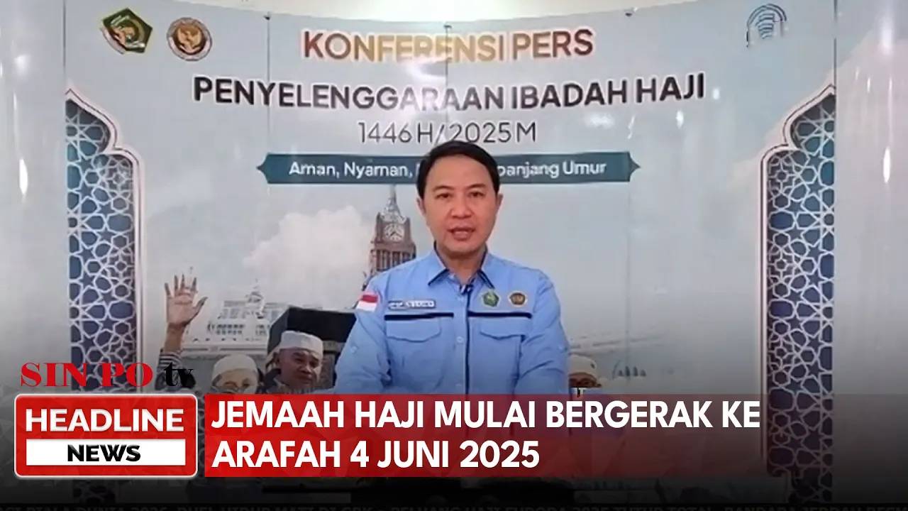 Jemaah Haji Mulai Bergerak ke Arafah 4 Juni 2025