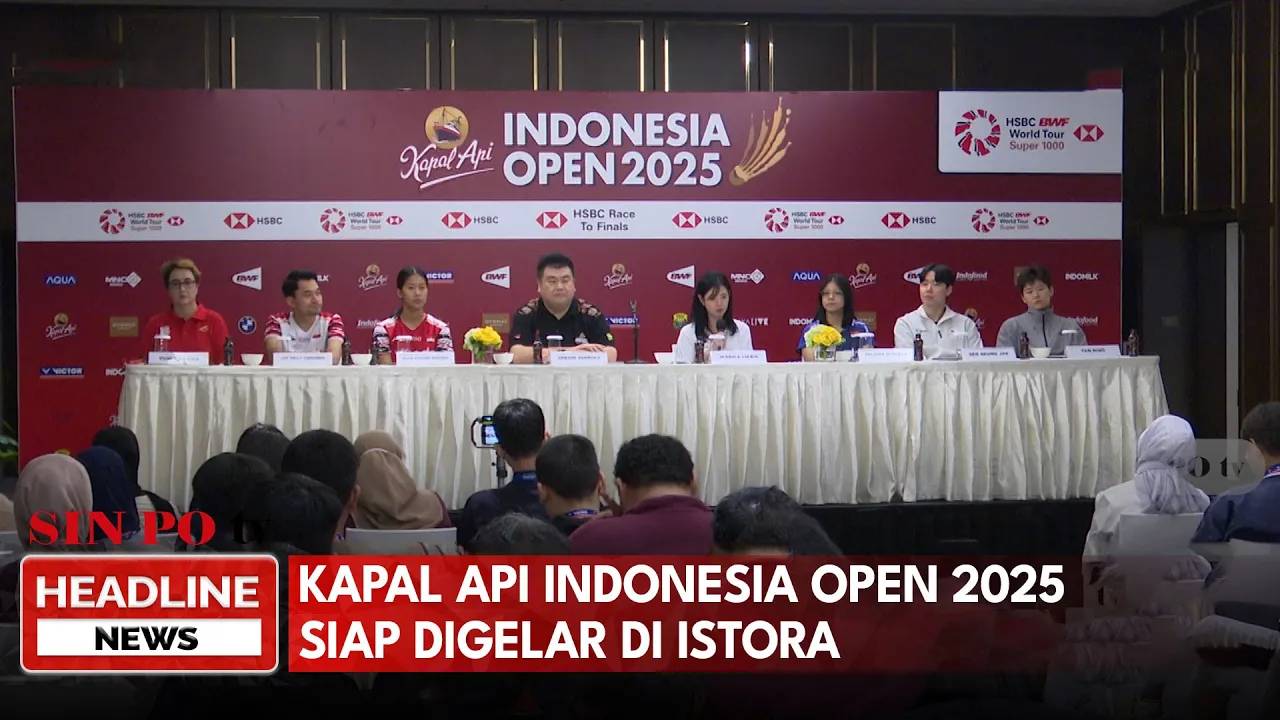 Kapal Api Indonesia Open 2025 Siap Digelar di Istora