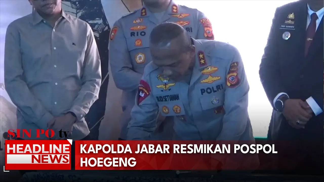 Kapolda Jabar Resmikan Pospol Hoegeng