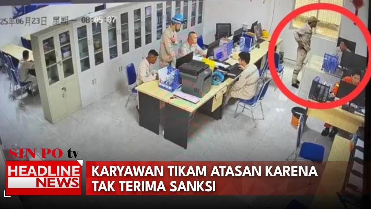 Karyawan Tikam Atasan Karena Tak Terima Sanksi