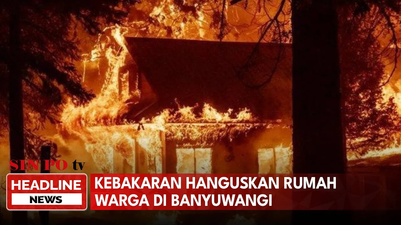 Kebakaran Hanguskan Rumah Warga di Banyuwangi