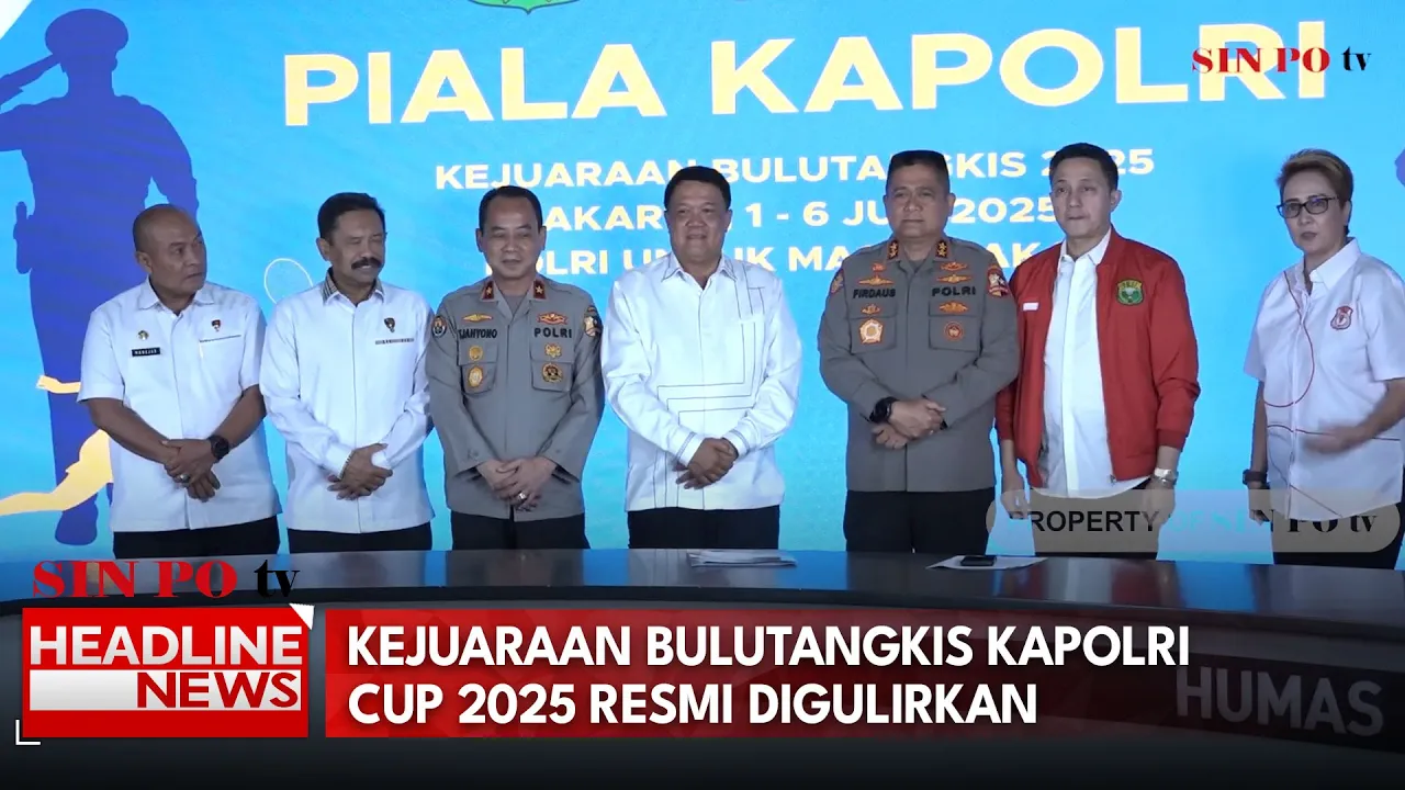 Kejuaraan Bulutangkis Kapolri Cup 2025 Resmi Digulirkan