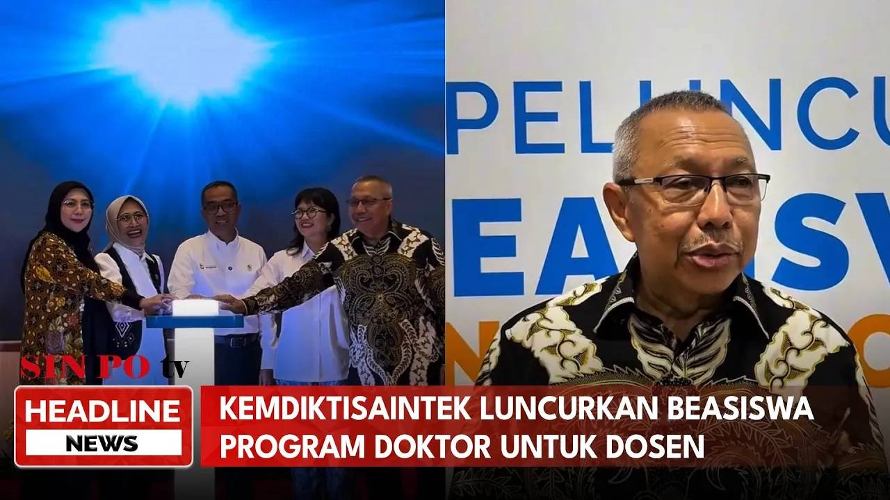 Kemdiktisaintek Luncurkan Beasiswa Program Doktor Untuk Dosen