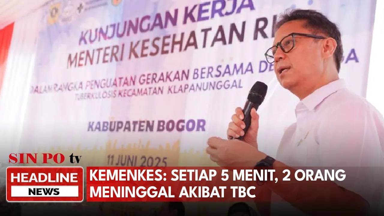 Kemenkes: Setiap 5 Menit, 2 Orang Meninggal Akibat TBC