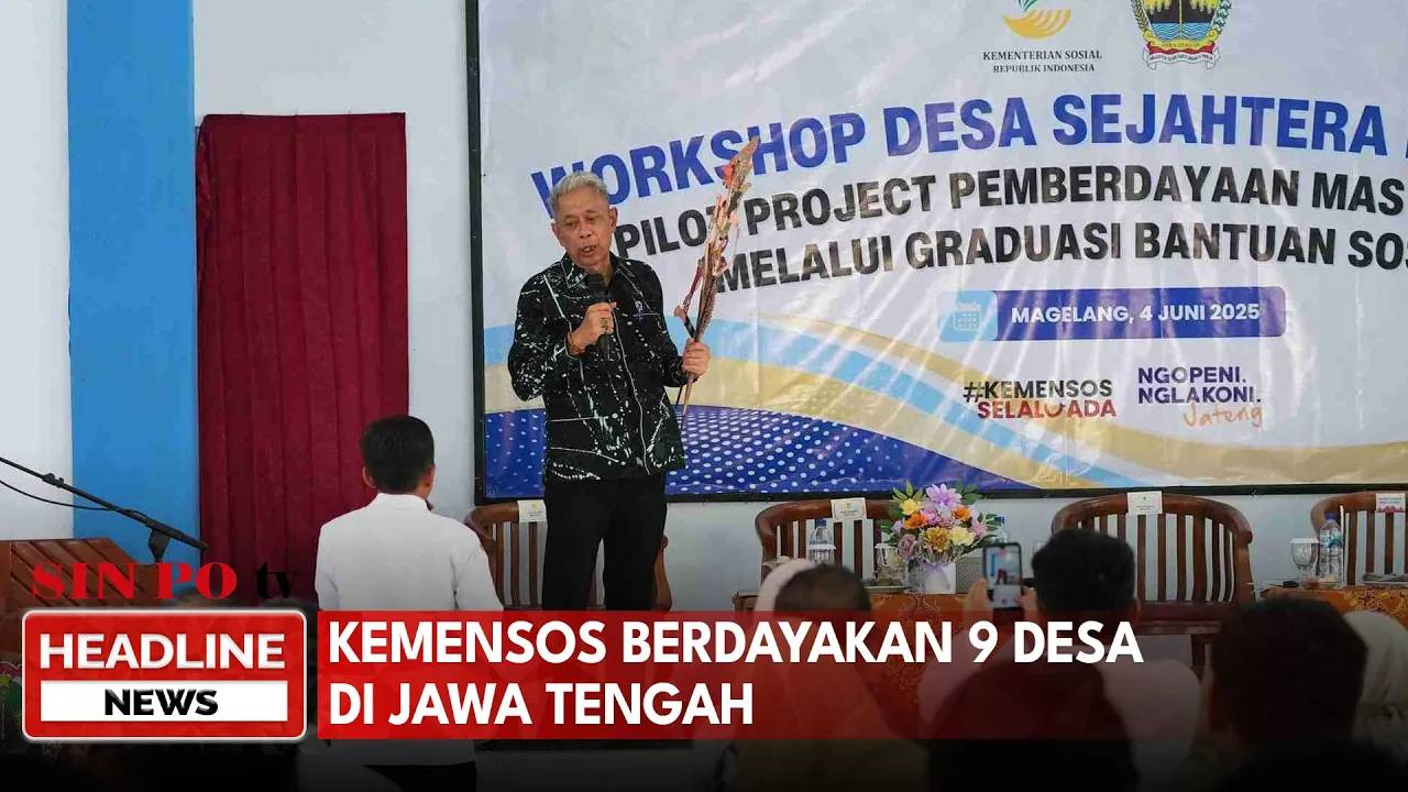 Kemensos Berdayakan 9 Desa Di Jawa Tengah