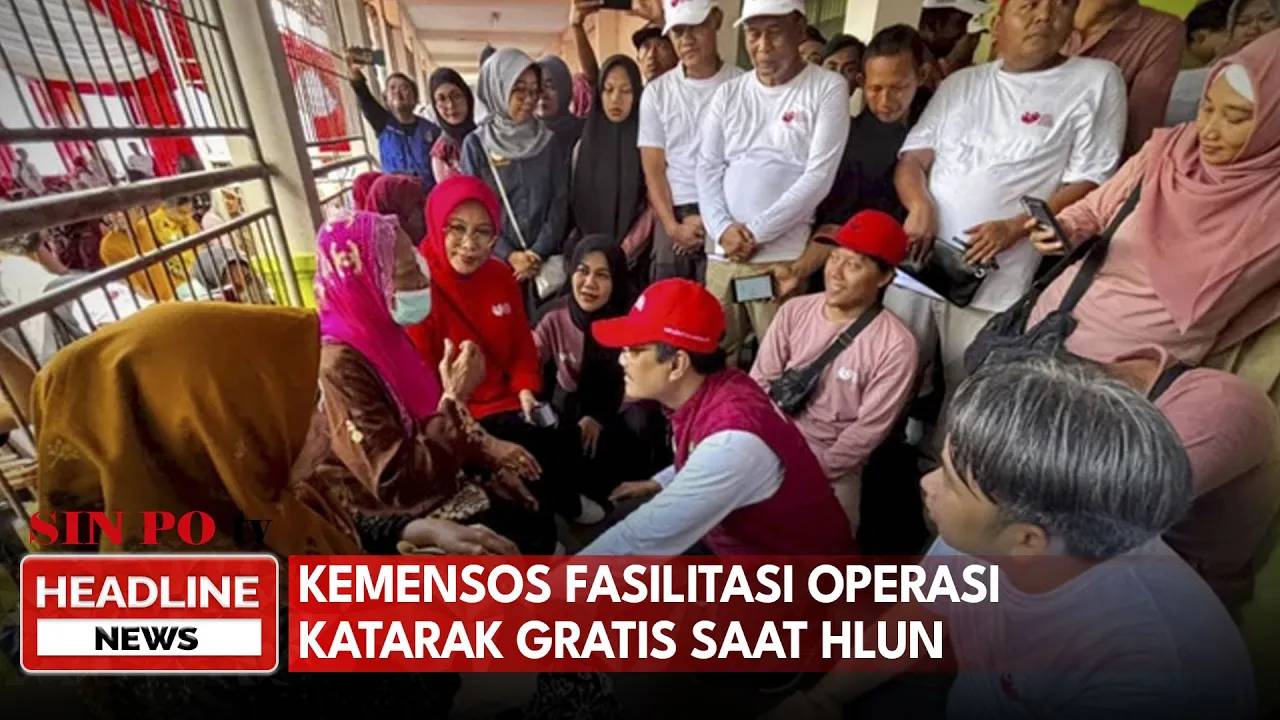 Kemensos Fasilitasi 1.300 Lansia Operasi Katarak Gratis Saat HLUN