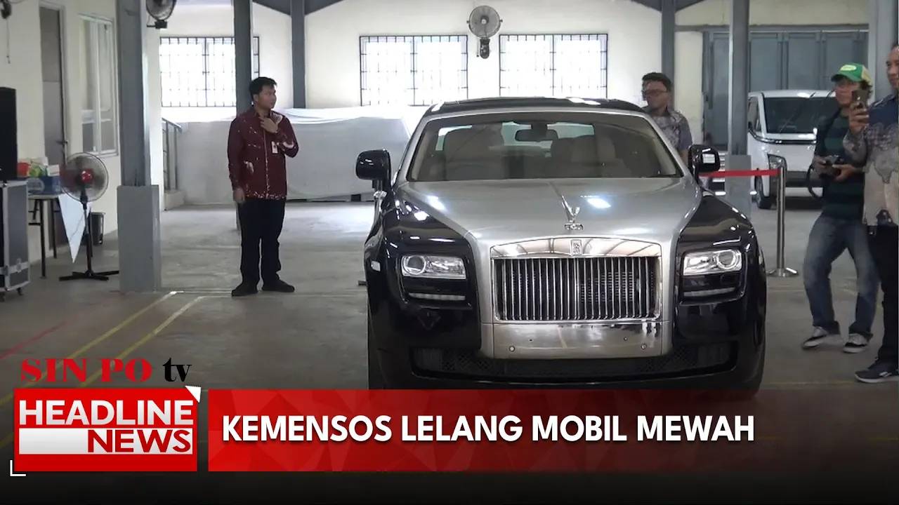Kemensos Lelang Mobil Mewah