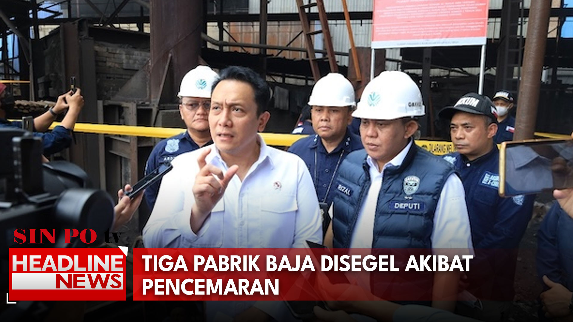 Kementerian Lingkungan Hidup Segel 3 Pabrik Baja di Serang karena Cemari Udara
