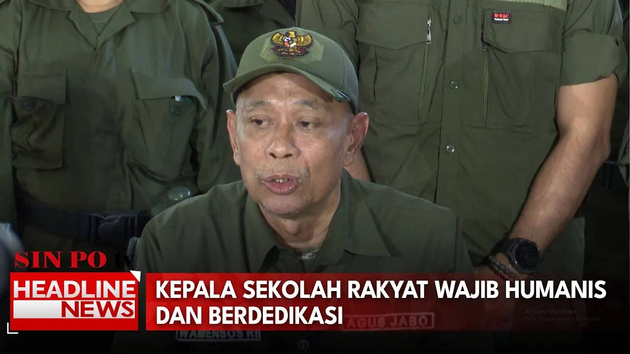Kepala Sekolah Rakyat Wajib Humanis Dan Berdedikasi