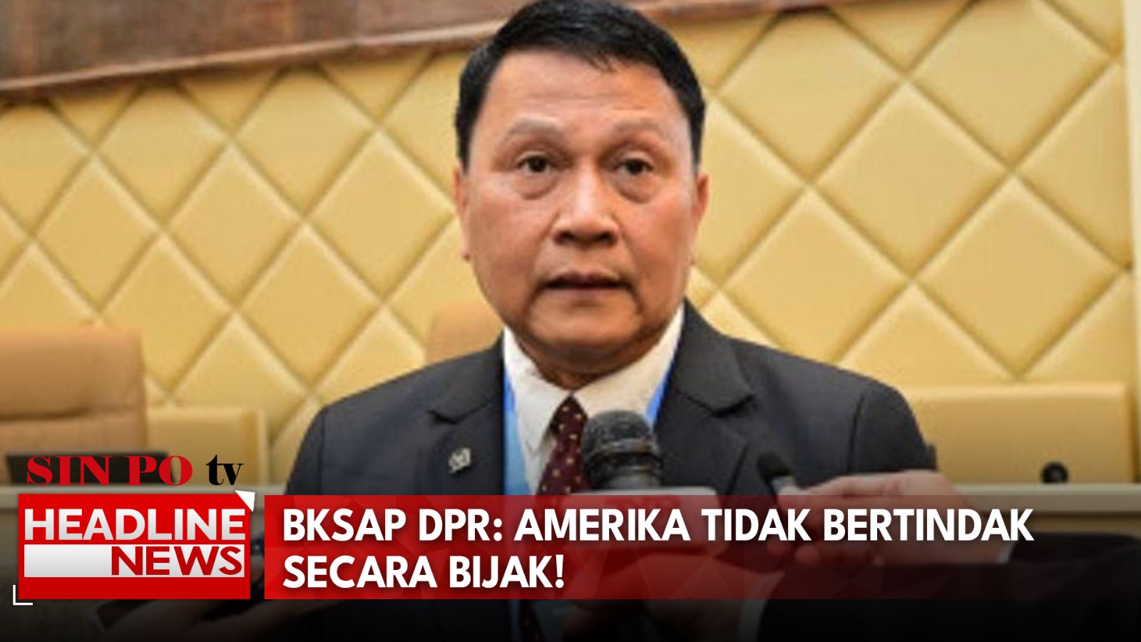 Ketua BKSAP DPR: Tindakan Amerika Perkeruh Perdamaian Dunia