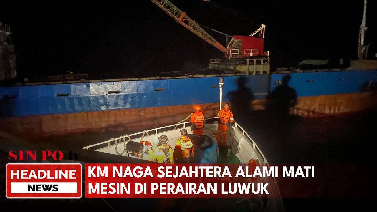 KM Naga Sejahtera Alami Mati Mesin Di Perairan Luwuk