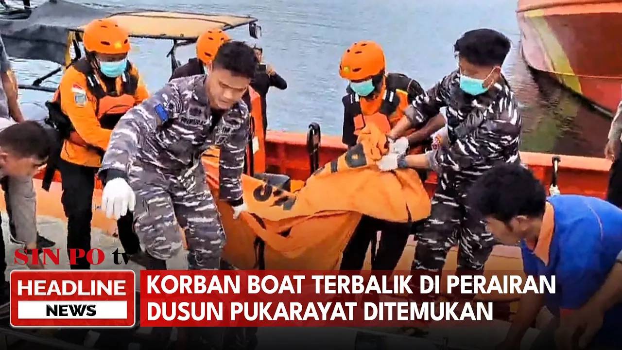 Korban Boat Terbalik Di Perairan Dusun Pukarayat Ditemukan