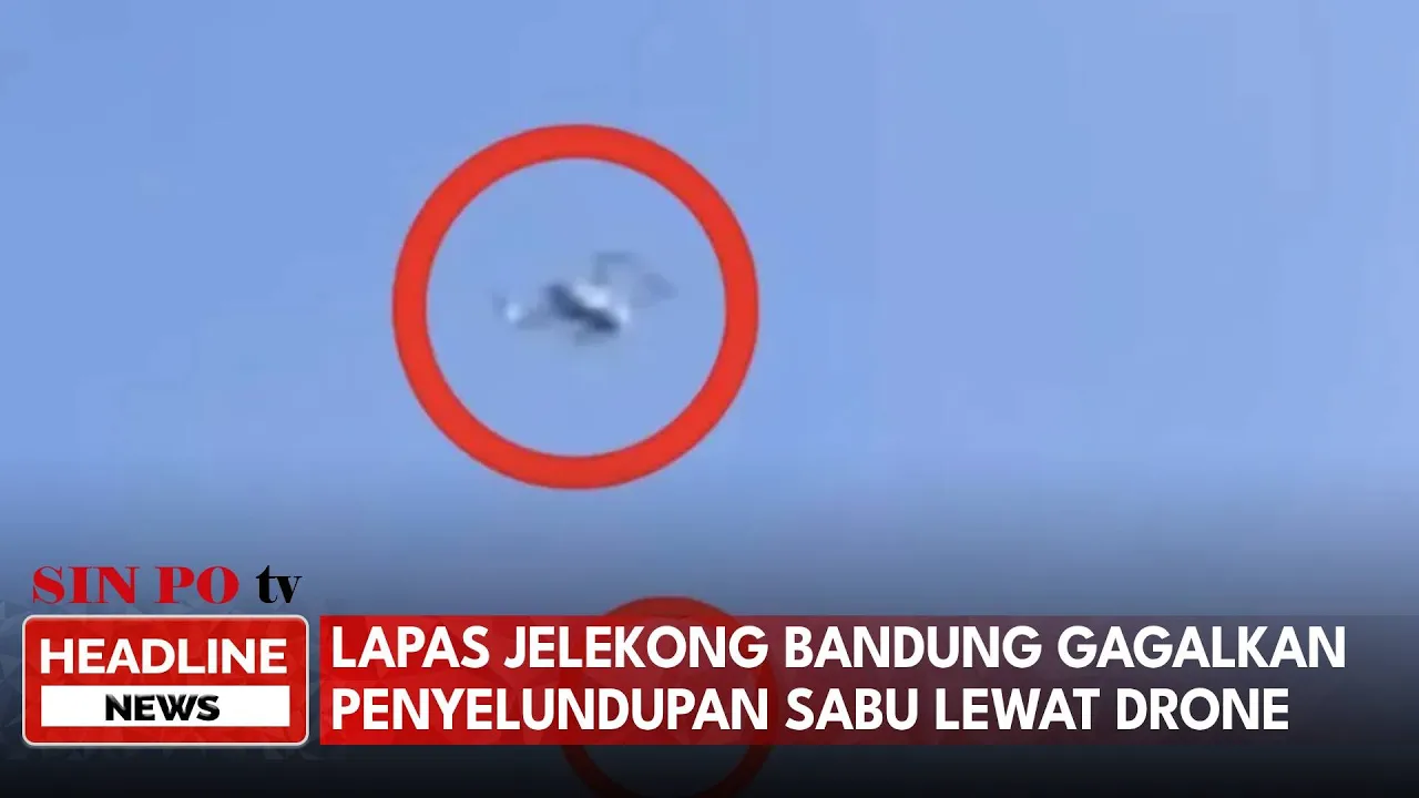 Lapas Jelekong Bandung Gagalkan Penyelundupan Sabu lewat Drone