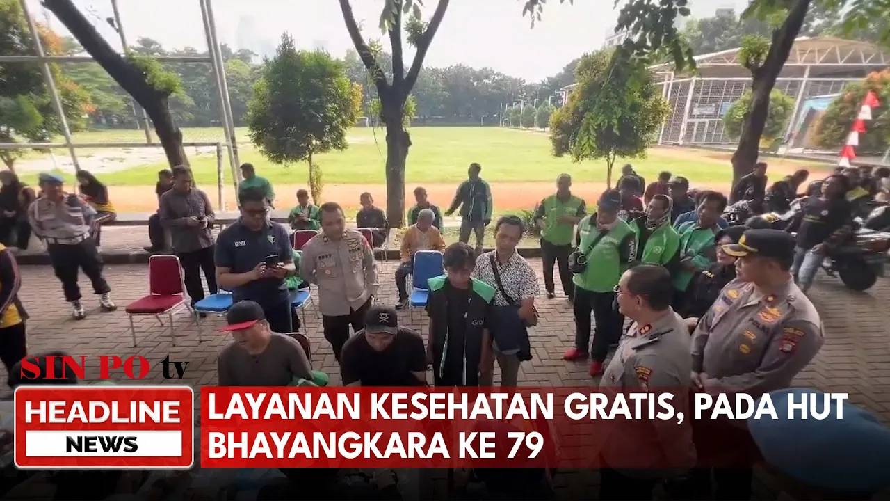 Layanan Kesehatan Gratis, pada HUT Bhayangkara ke-79