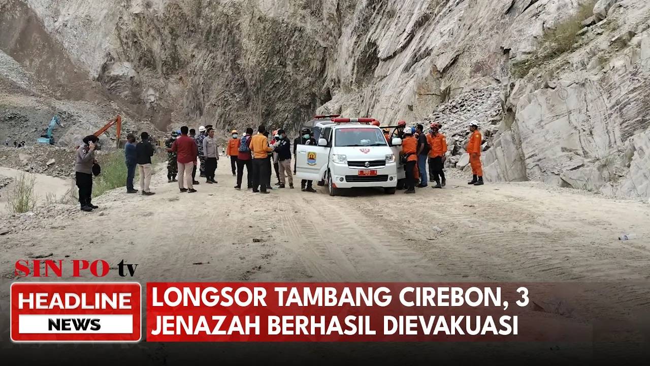 Longsor Tambang Cirebon, 3 Jenazah Berhasil Dievakuasi