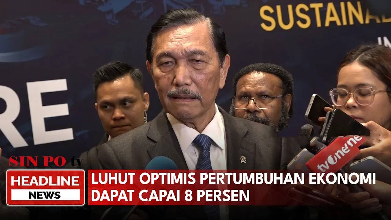 Luhut Optimis Pertumbuhan Ekonomi Dapat Capai 8 Persen