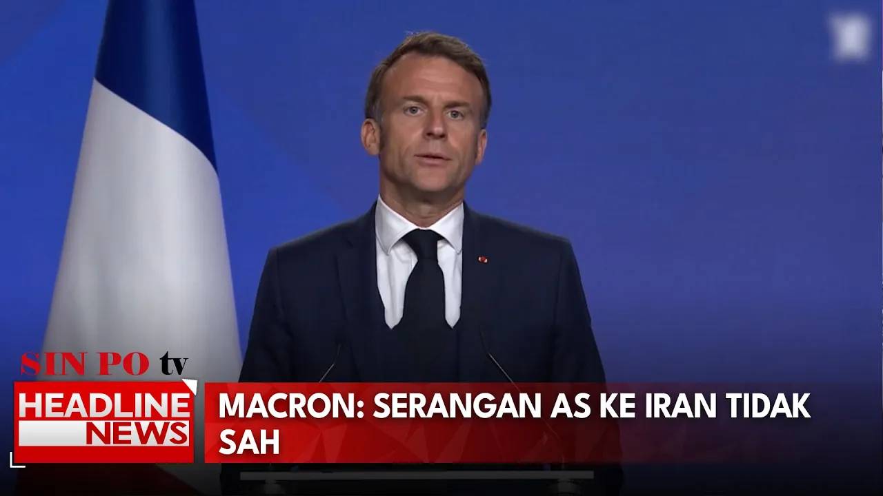 Macron: Serangan AS ke Iran Tidak Sah