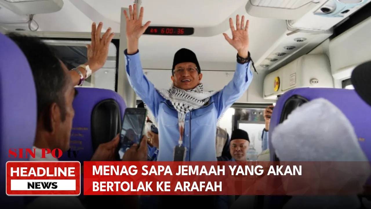 Menag Sapa Jemaah Yang Akan Bertolak Ke Arafah