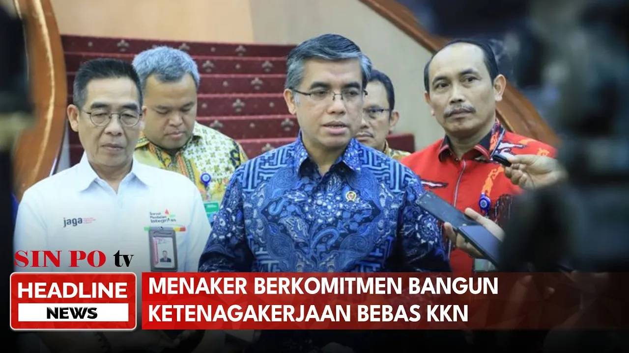 Menaker Berkomitmen Bangun Ketenagakerjaan Bebas KKN