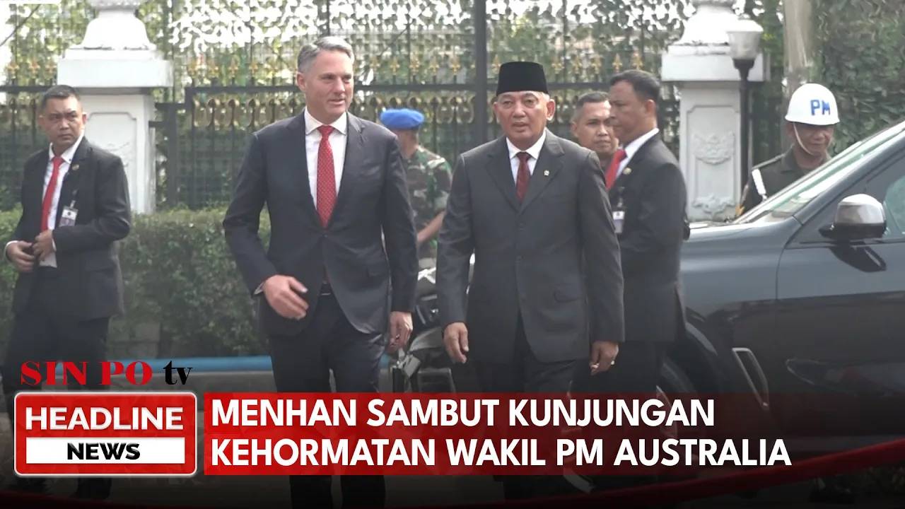 Menhan Sambut Kunjungan Kehormatan Wakil PM Australia