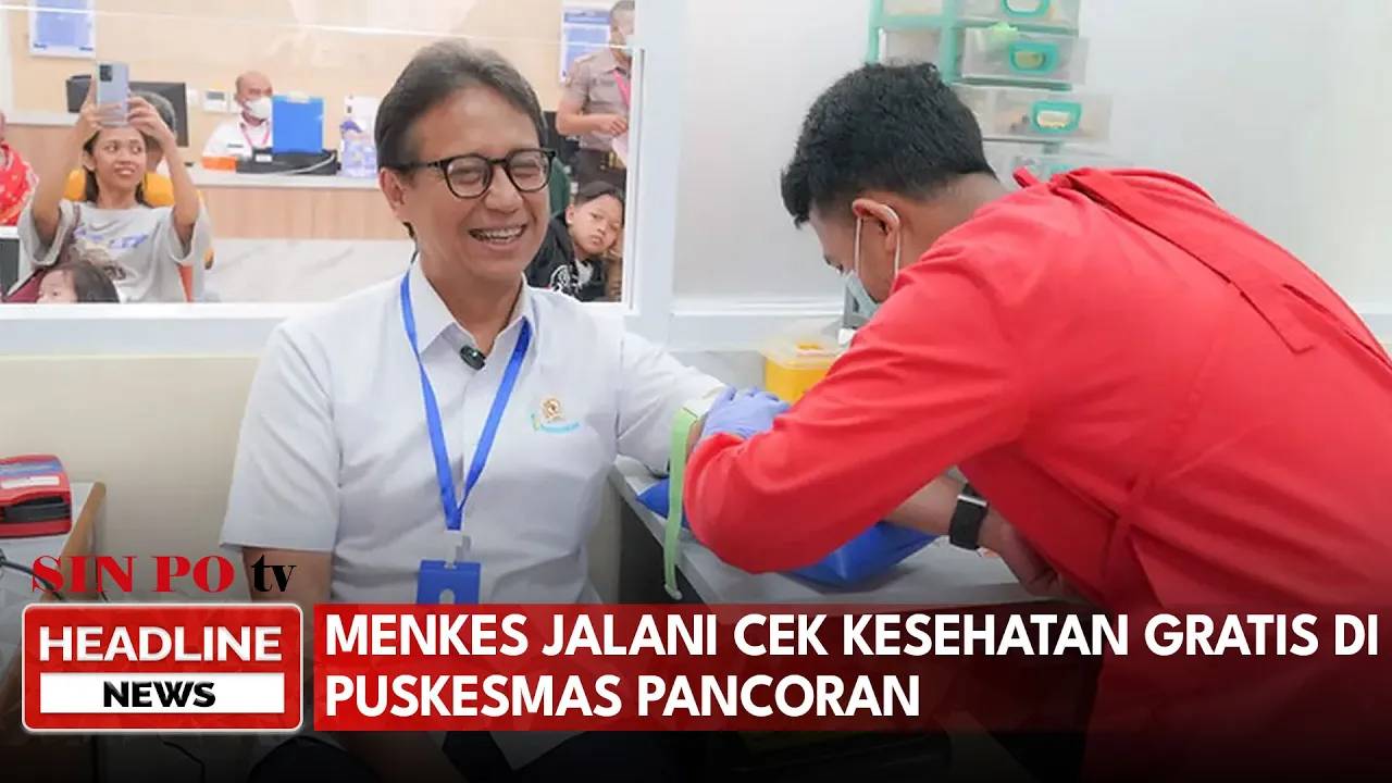 Menkes Jalani Cek Kesehatan Gratis Di Puskesmas Pancoran