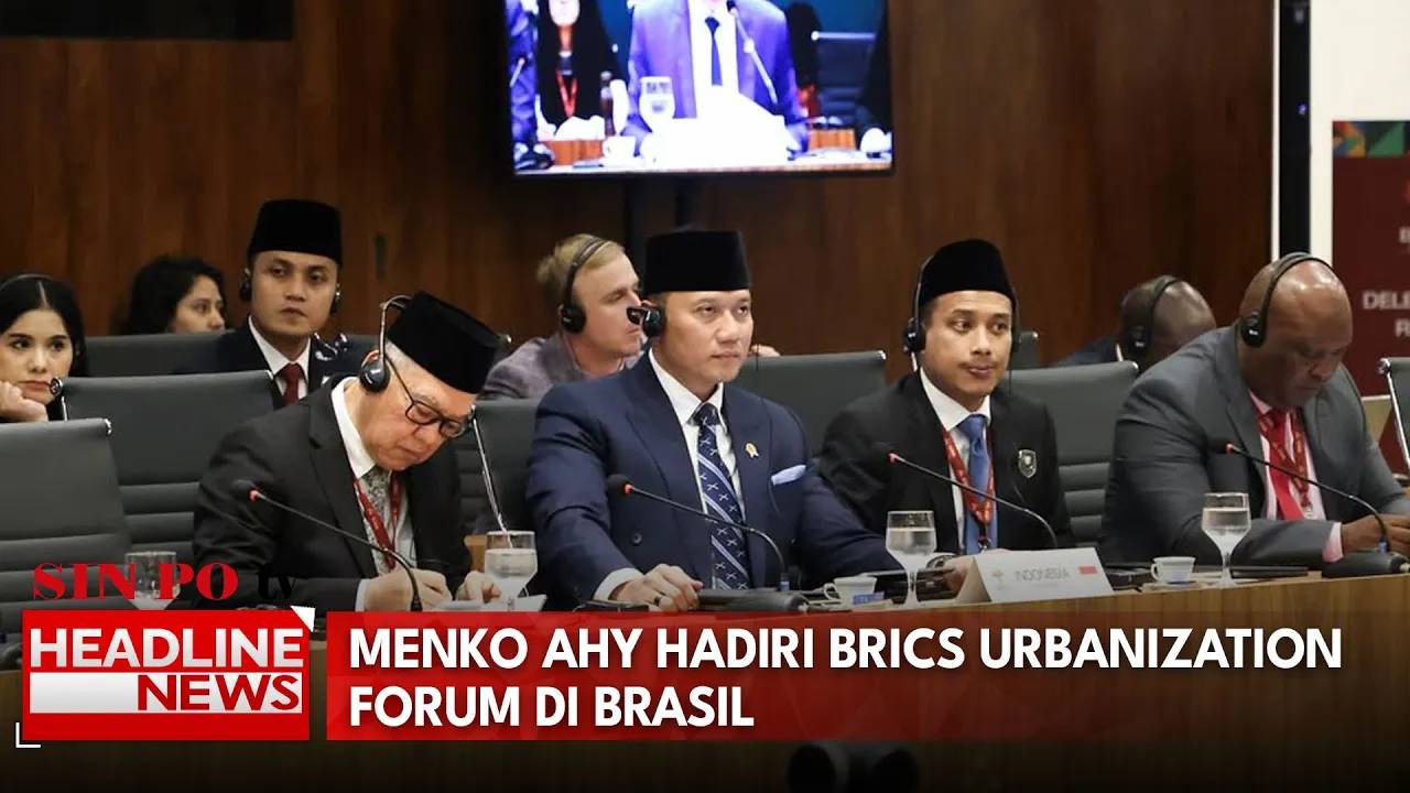 Menko AHY Hadiri BRICS Urbanization Forum di Brasil