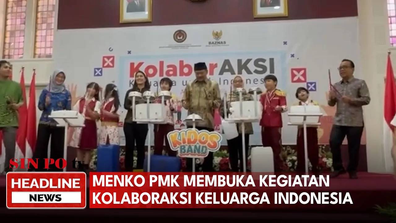 Menko PMK Membuka Kegiatan Kolaboraksi Keluarga Indonesia
