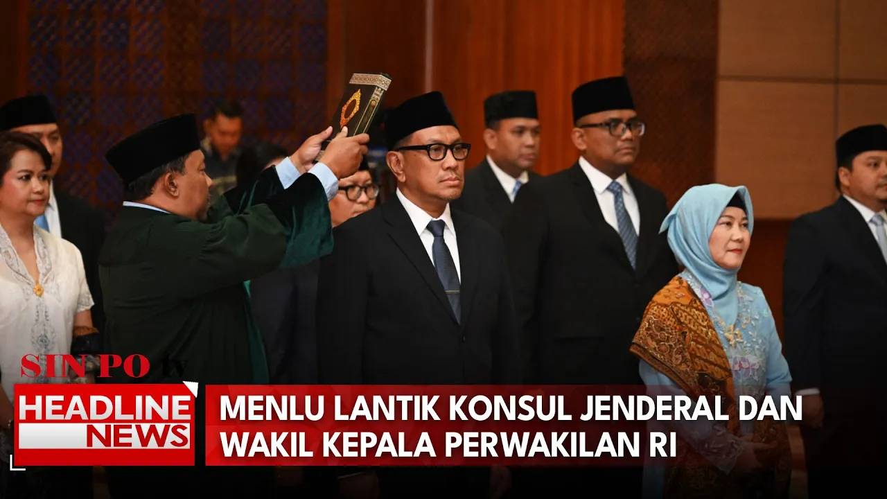 Menlu Lantik Konsul Jenderal Dan Wakil Kepala Perwakilan RI