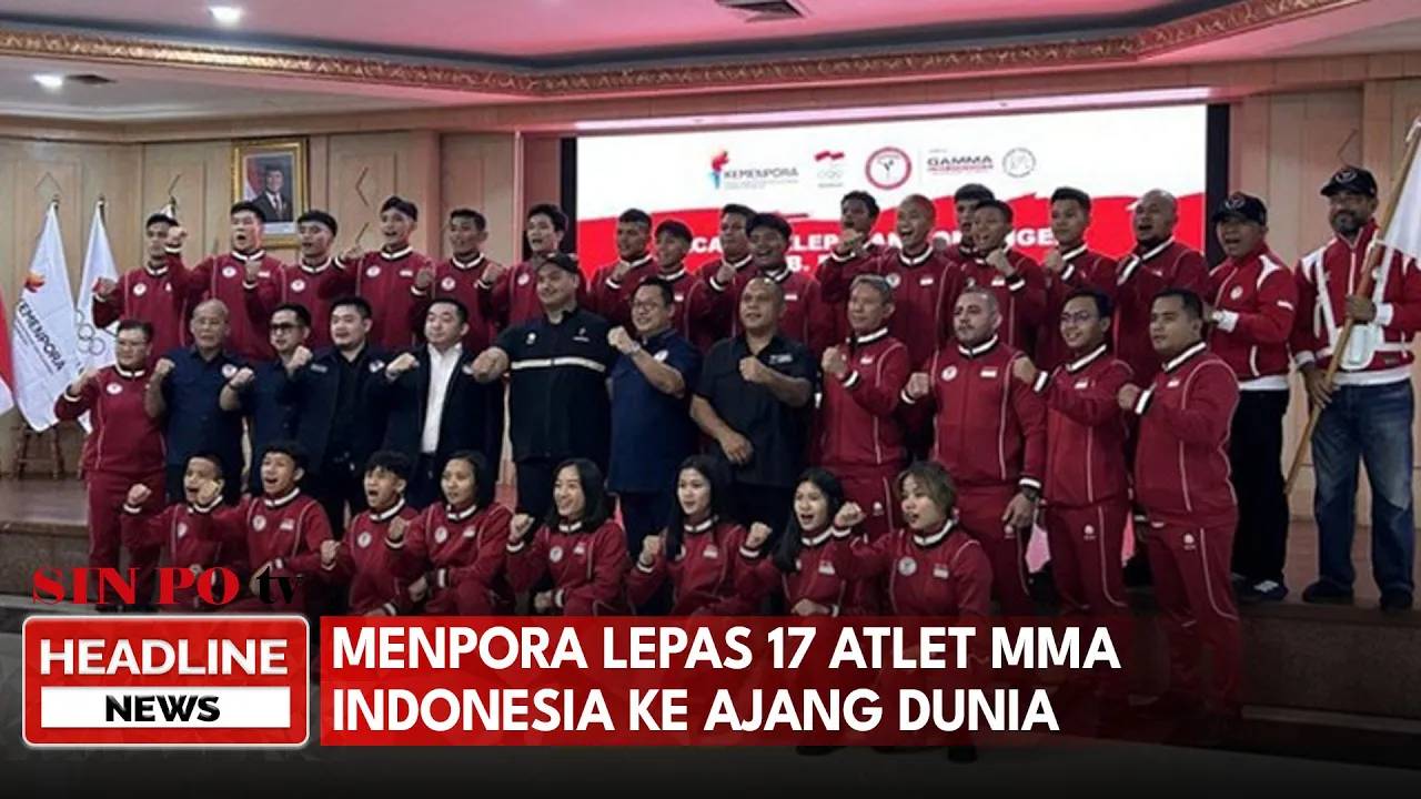 Menpora Lepas 17 Atlet MMA Indonesia ke Ajang Dunia