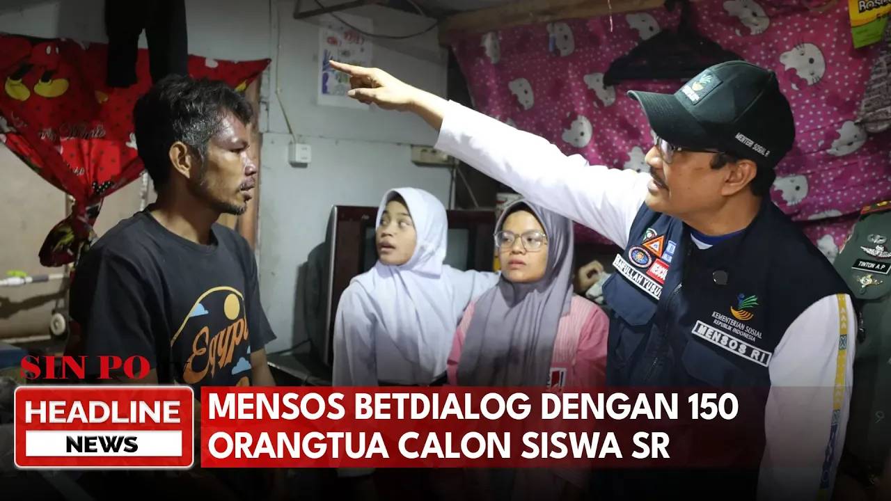 Mensos Betdialog Dengan 150 Orangtua Calon Siswa Sekolah Rakyat