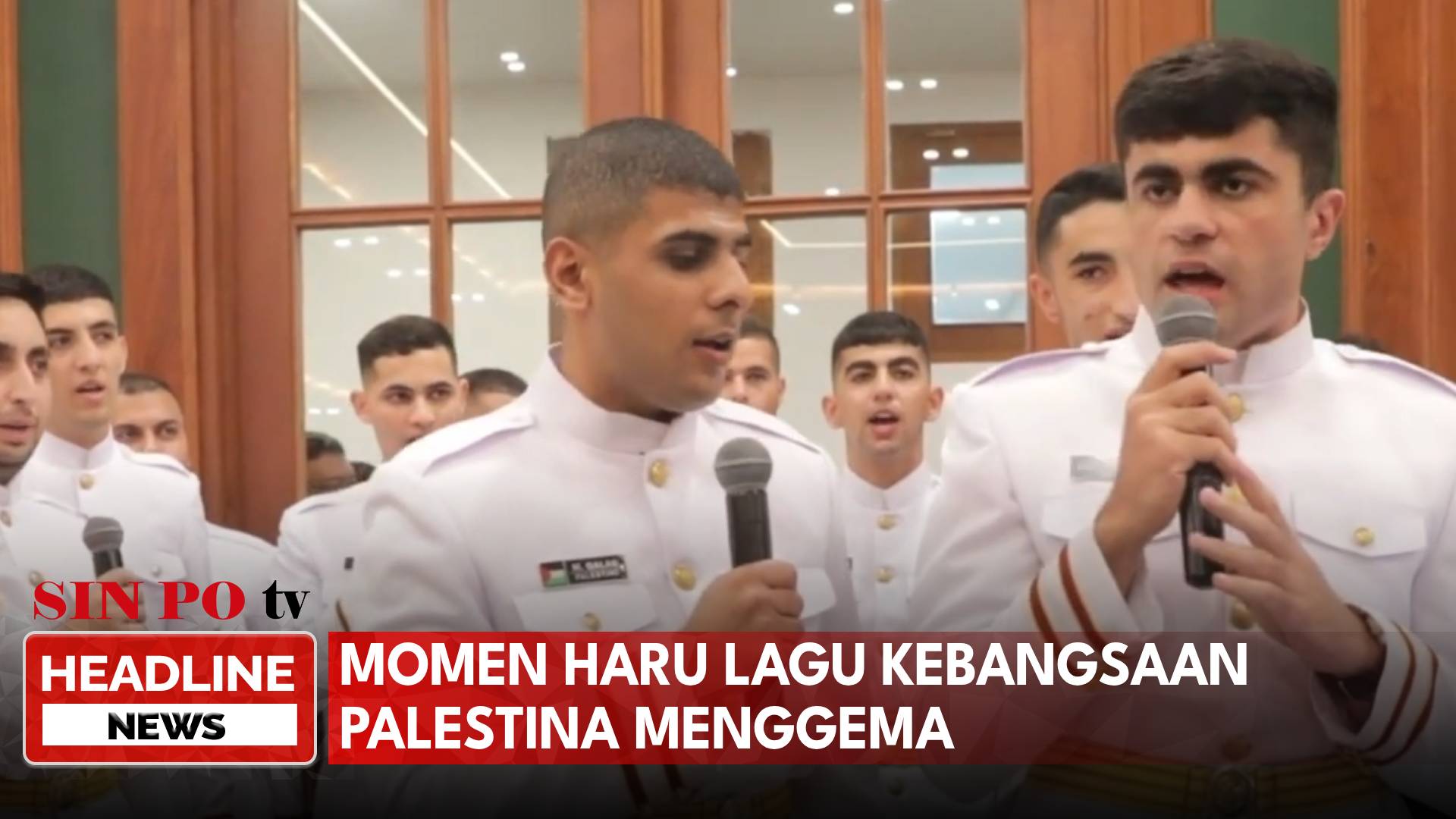 Momen Haru Lagu Kebangsaan Palestina Menggema