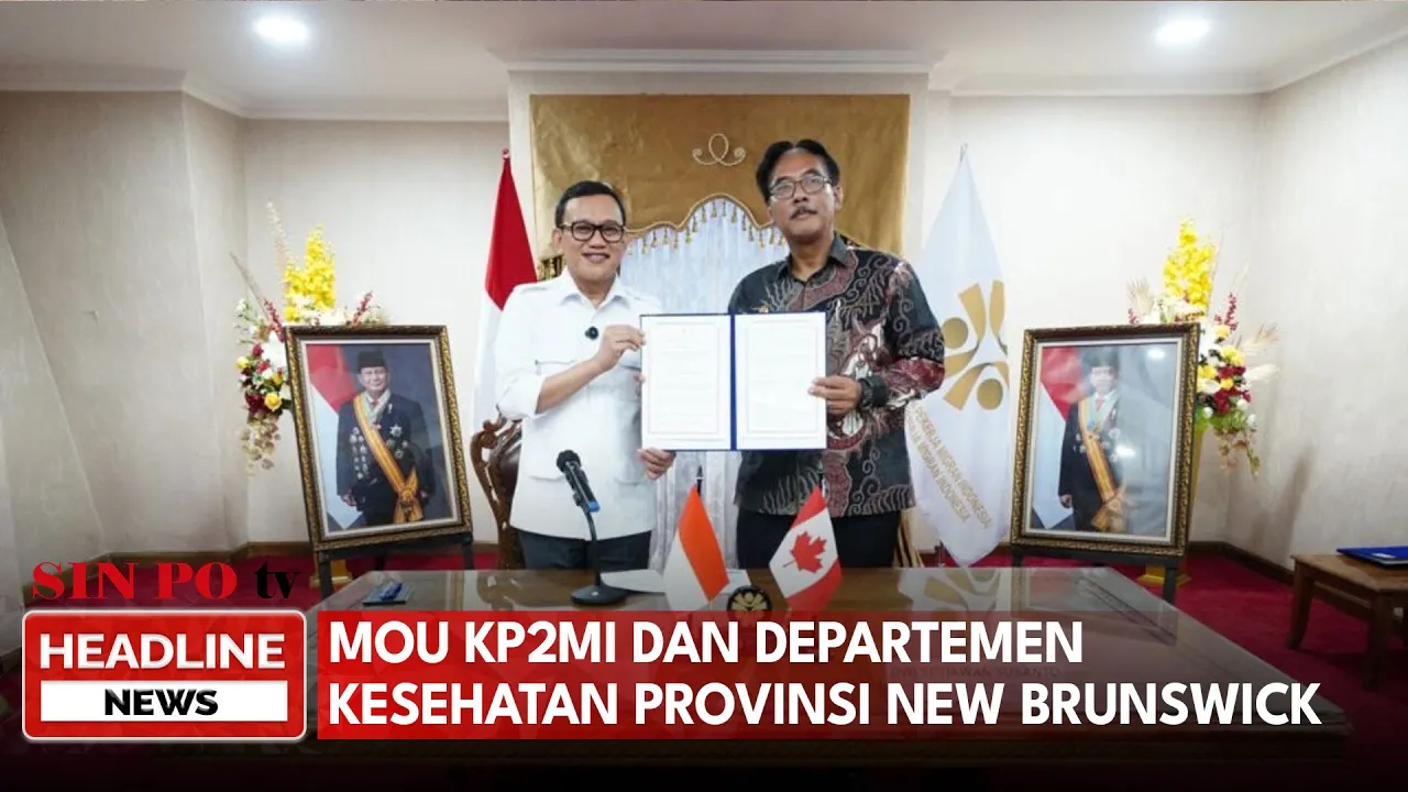 MOU KP2MI Dan Departemen Kesehatan Provinsi New Brunswick Kanada