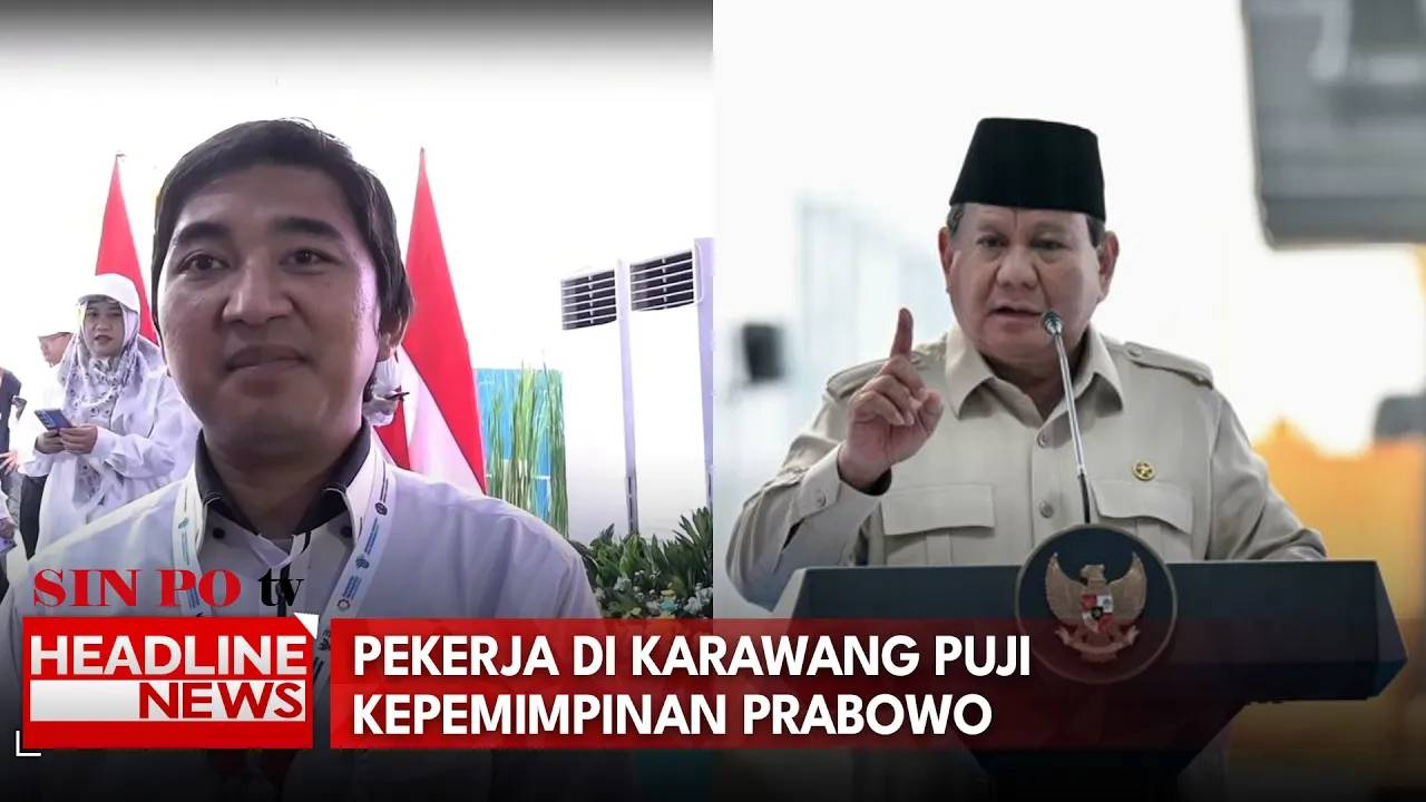 Pekerja di Karawang Puji Kepemimpinan Prabowo