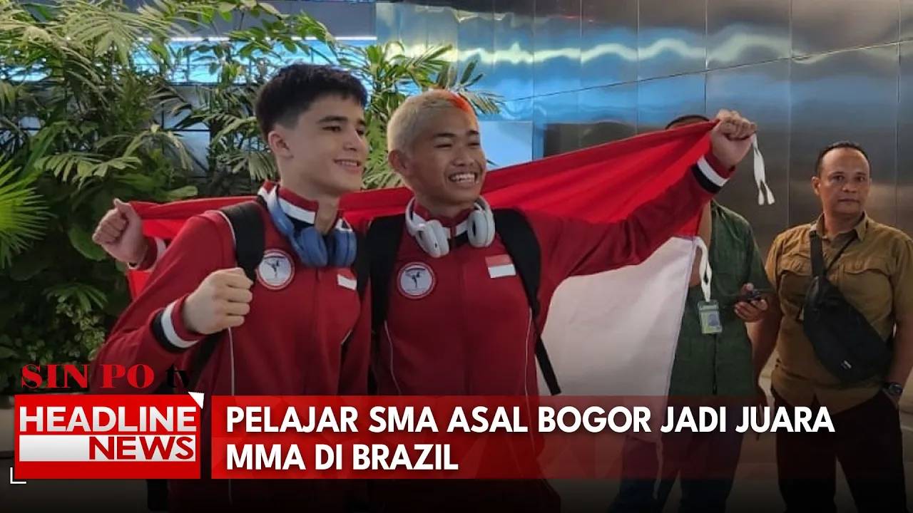 Pelajar SMA Asal Bogor Jadi Juara MMA di Brazil