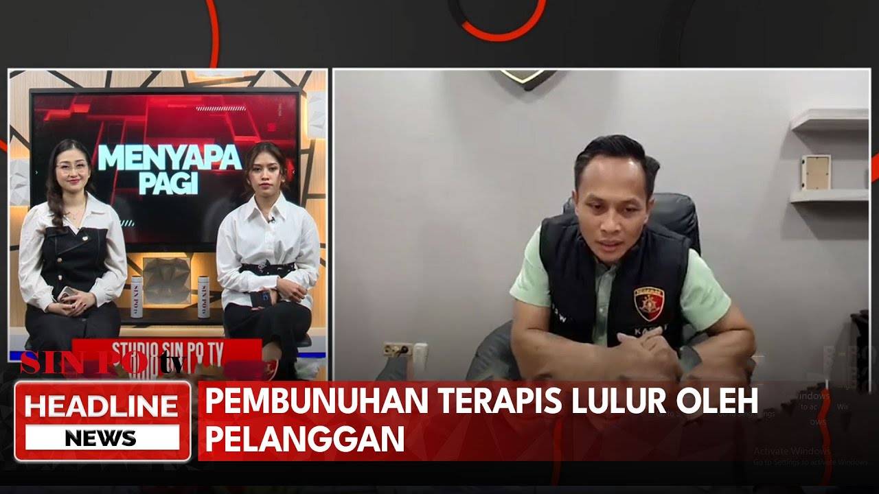 Pelanggan Bunuh Terapis Lulur Ditangkap