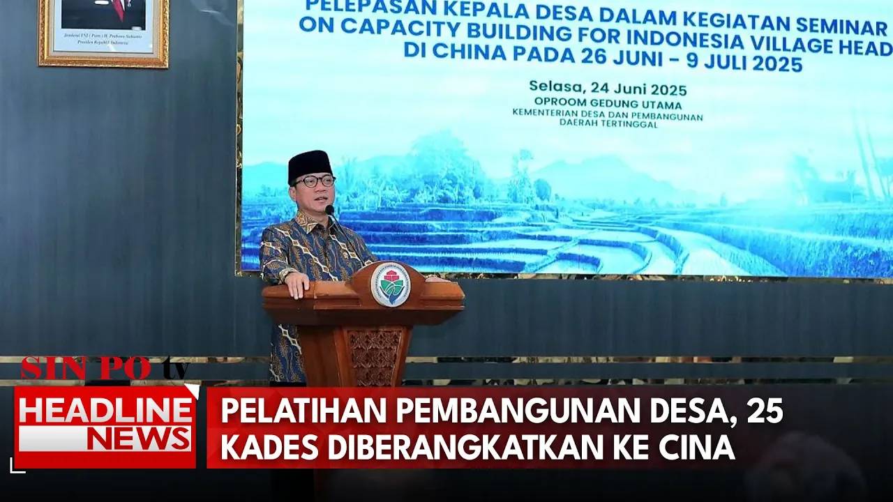 Pelatihan Pembangunan Desa, 25 Kades Diberangkatkan ke Cina