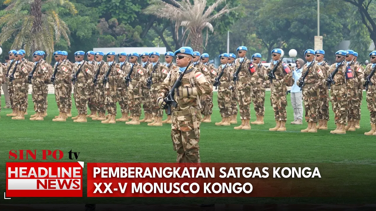 Pemberangkatan Satgas Konga XX-V Monusco Kongo